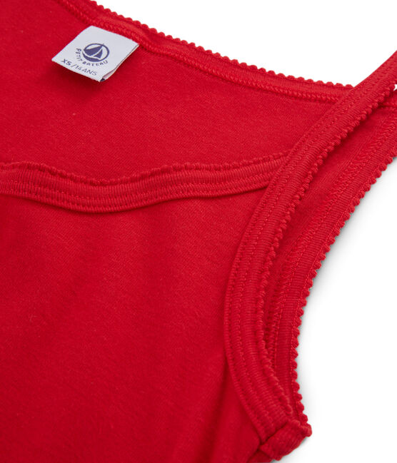 Robe à bretelles femme rouge TERKUIT