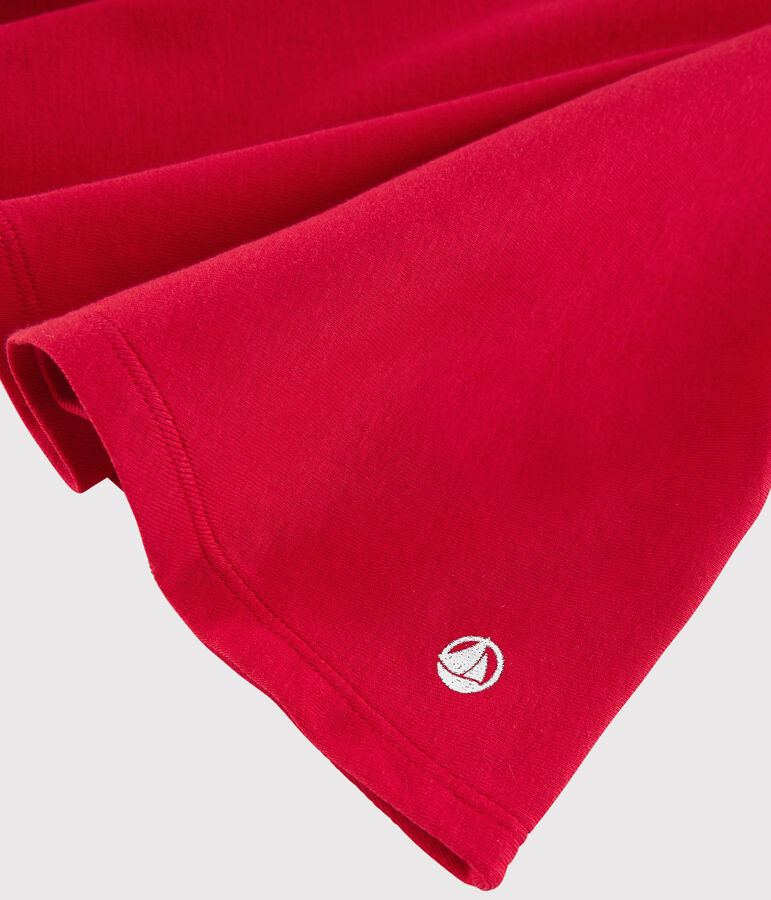 Jupe en maille enfant fille rouge TERKUIT