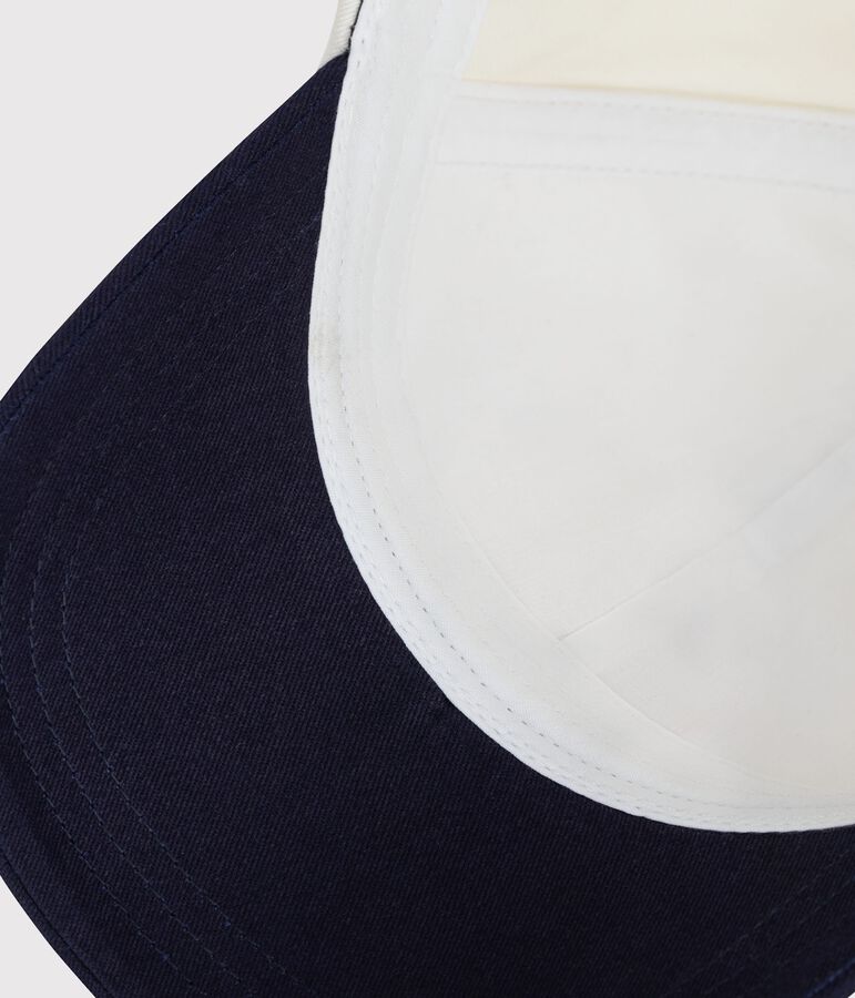 Casquette enfant en coton bleu MILK/ SOIR