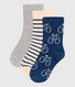 Lot de 3 paires de chaussettes enfant fille / garçon