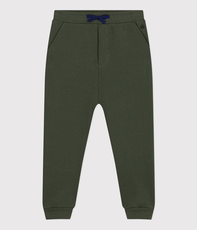 Pantalon de jogging enfant gar&ccedil;on vert
