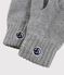 Gants enfant fille-garçon gris SUBWAY CHINE