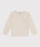 Tee-shirt manches longues en jersey flammé enfant garçon beige MONTELIMAR CHINE
