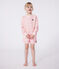 Sweatshirt enfant en coton imprimé rose FLEUR/ SPI