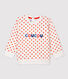 Sweatshirt en molleton bébé.