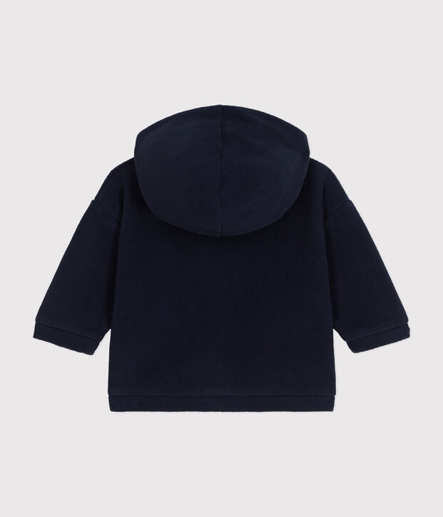 Sweatshirt b&eacute;b&eacute; en polaire bleu marine