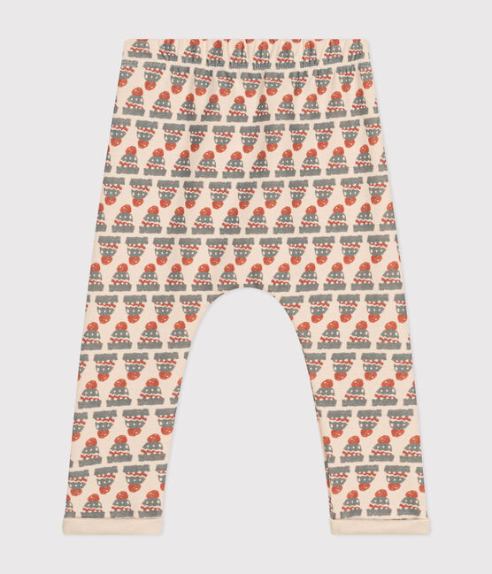 Pantalon en jersey épais imprimé bébé blanc AVALANCHE/ MULTICO