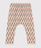 Pantalon en jersey épais imprimé bébé blanc AVALANCHE/ MULTICO
