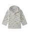 Sweat shirt à capuche bébé garçon gris BELUGA/blanc MULTICO