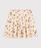 Jupe en tubique enfant fille blanc AVALANCHE/ MULTICO