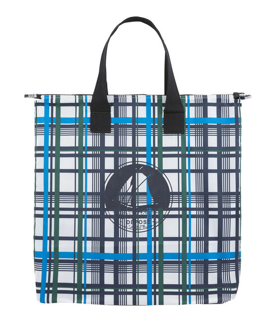 Sac à carreaux femme blanc MARSHMALLOW/blanc MULTICO