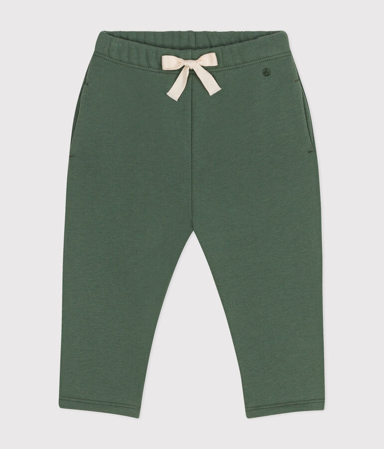 Pantalon en molleton b&eacute;b&eacute; vert CROCO