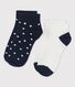 Lot de 2 paires de chaussettes enfant fille