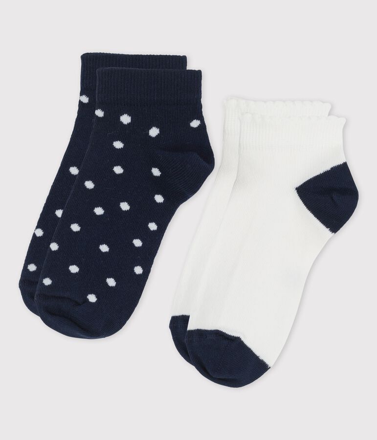 Lot de 2 paires de chaussettes enfant fille variante 2