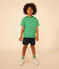 Short en coton enfant garçon bleu SMOKING