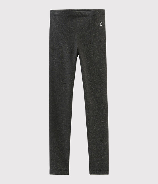 Legging en jersey enfant fille gris CAPECOD/jaune OR