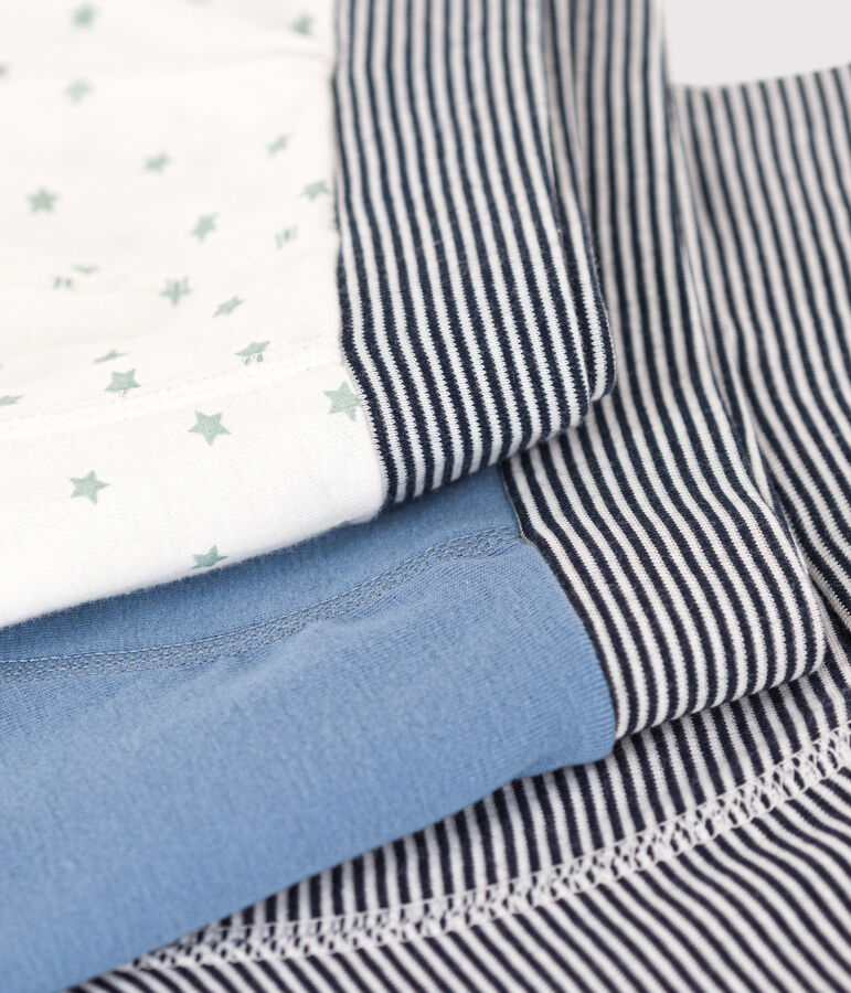 Lot de 3 boxers &eacute;toile en coton enfant multicouleur