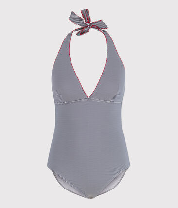 Maillot de bain une pièce femme à rayures