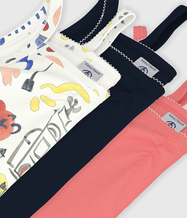 Lot de chemises &agrave; bretelles enfant en coton imprim&eacute; Op&eacute;ra multicouleur