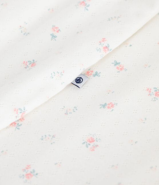 Gigoteuse bébé en coton fleuri TOG 0.5 blanc MARSHMALLOW/blanc MULTICO