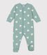 Pyjama bébé coeurs en molleton