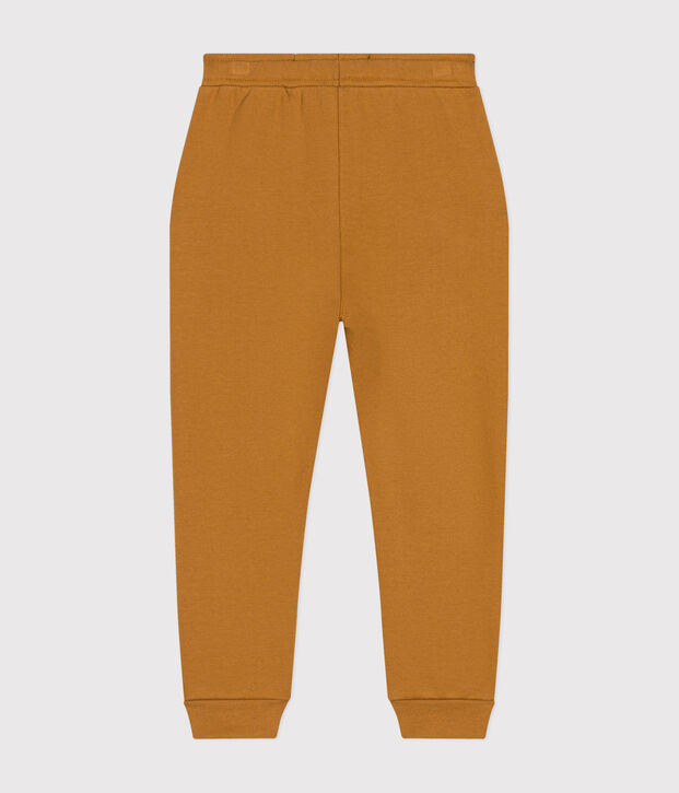 Pantalon de jogging enfant gar&ccedil;on marron