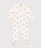 Pyjama bébé en coton crabes blanc MARSHMALLOW/blanc MULTICO