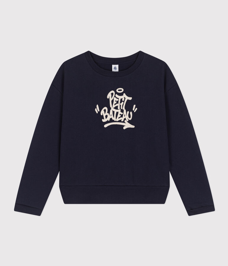 Sweatshirt en molleton Femme bleu SMOKING