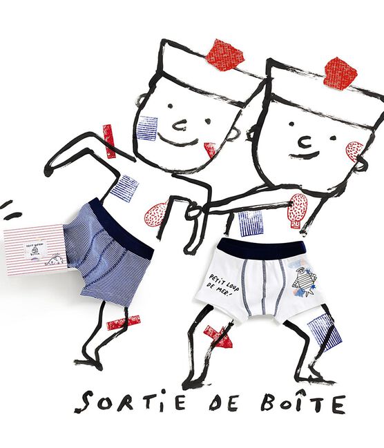 Lot de 2 boxers Serge Bloch petit garçon variante 1