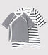Lot body kimono et brassière bébé en côte