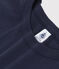 Tee-shirt L'ICONIQUE col rond en coton Femme bleu SMOKING