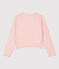 Cardigan en coton enfant fille rose MINOIS/ ARGENT