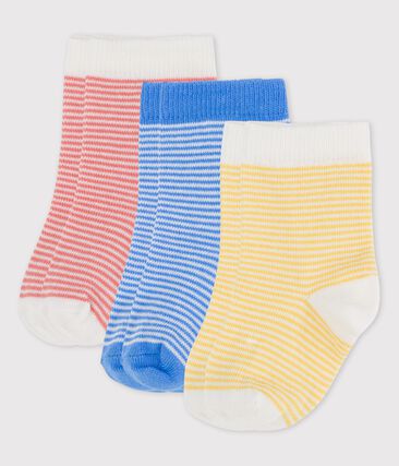 PETIT BATEAU - Lot de 3 paires de chaussettes bébé