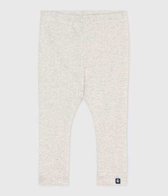 Legging bébé en coton uni beige MONTELIMAR CHINE