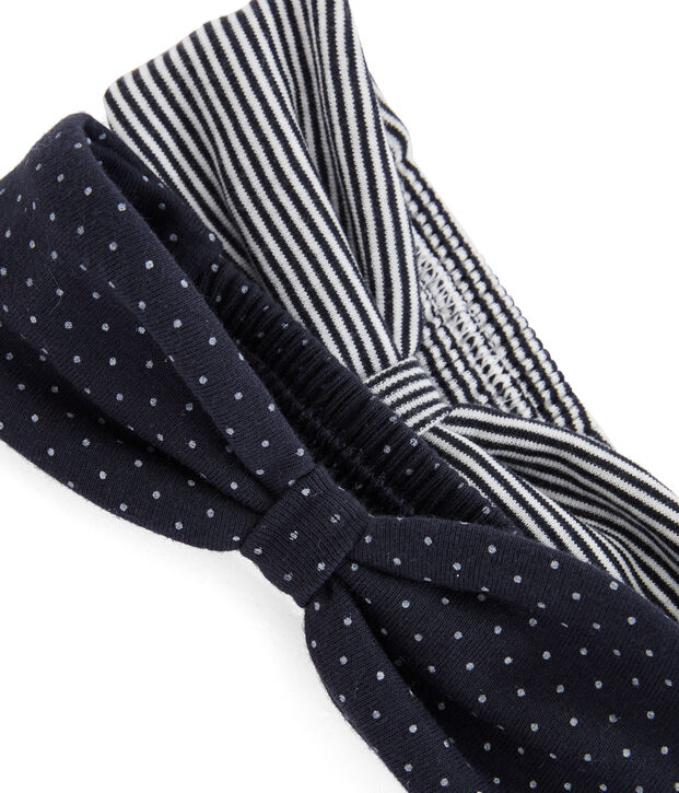 Lot de 2 bandeaux b&eacute;b&eacute; fille multicouleur