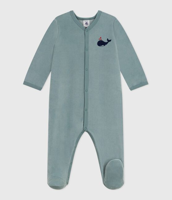 Pyjama bébé en velours uni GOBELIN