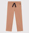 Pantalon regular en serge de coton enfant garçon beige VINTAGE