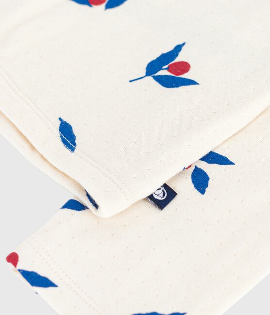 Tee-shirt enfant manches longues en coton imprimé MILK/ MULTICO