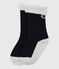 Chaussettes chaudes fille-garçon bleu SMOKING