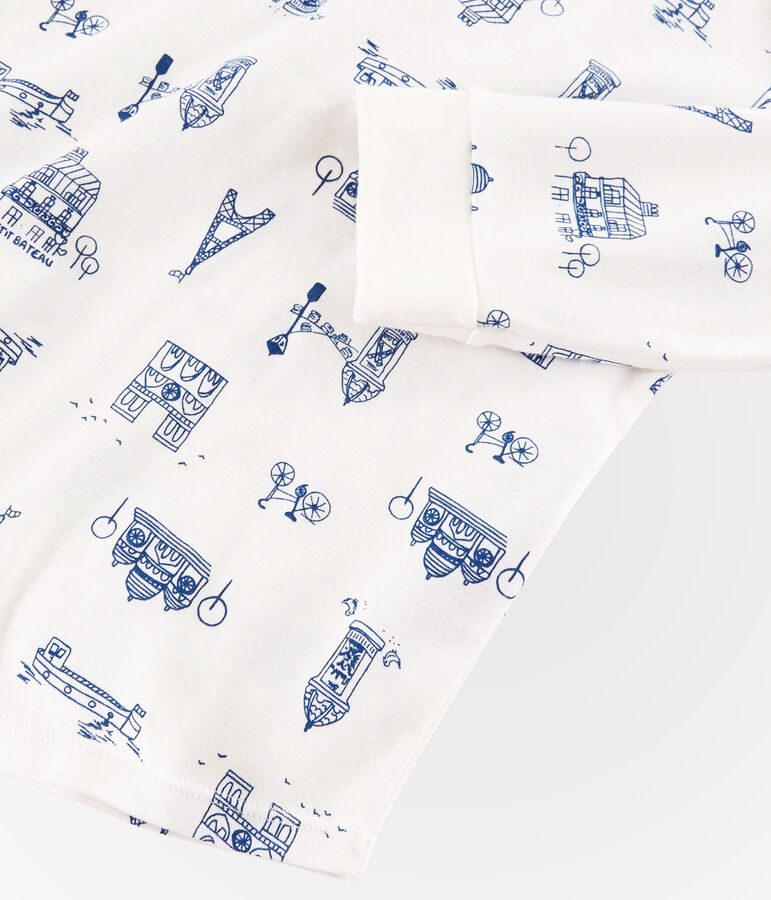 Lot de 2 pyjamas petite fille en c&ocirc;te variante 1