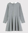 Robe manches longues enfant fille gris SUBWAY CHINE