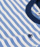 Tee-shirt rayé en jersey léger enfant garçon GAULOISE/ MARSHMALLOW