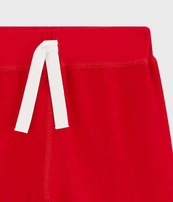 Bermuda en coton enfant garçon rouge PEPS