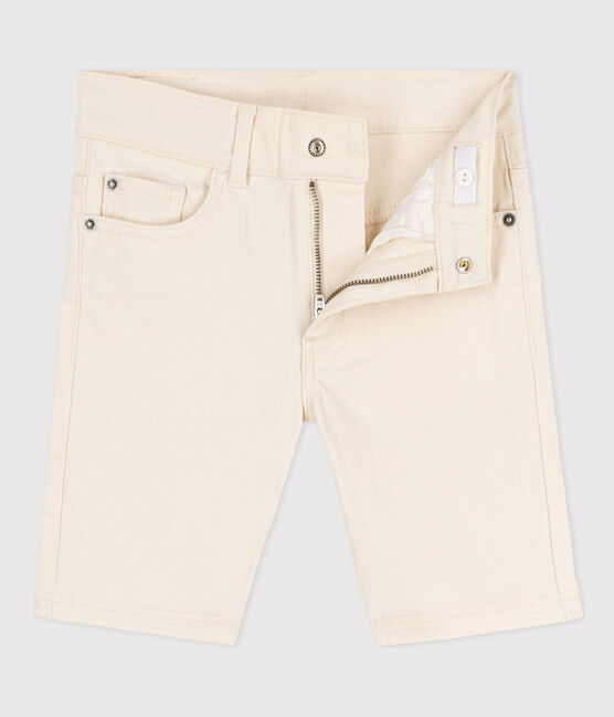 Bermuda en denim enfant garçon écru AVALANCHE