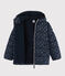 Doudoune enfant Fille bleu SMOKING/ ARGENT