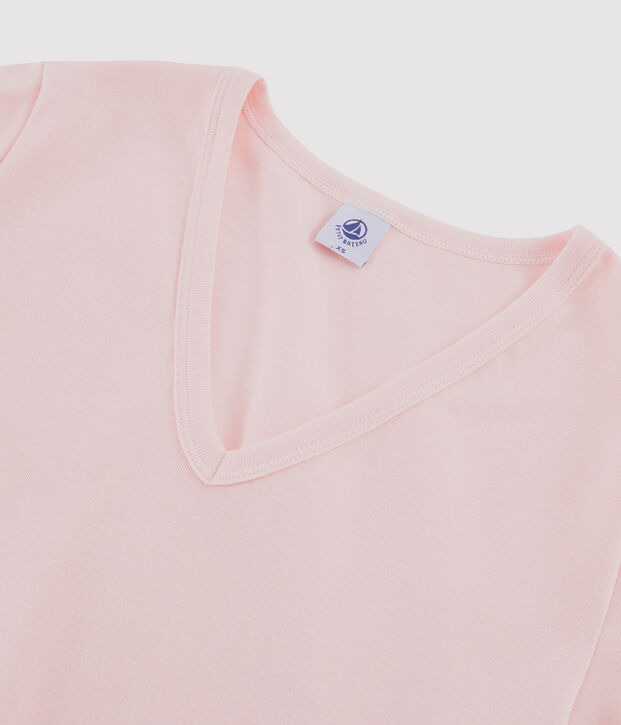 Tee shirt iconique femme rose