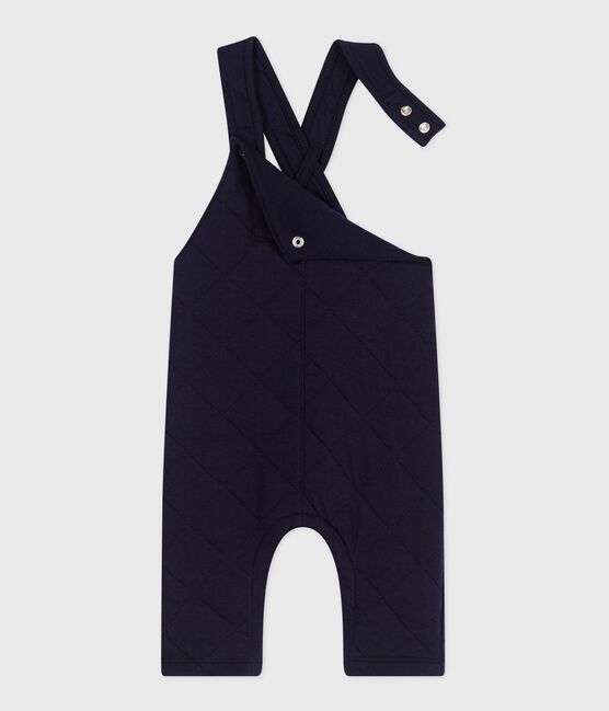 Salopette bébé en coton épais jambes longues, unie SOIR