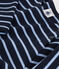 Robe chaude en coton rayée manches longues enfant fille bleu SMOKING/ SKY CHINE