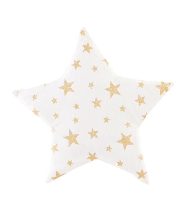 Coussin b&eacute;b&eacute; en c&ocirc;te blanc/jaune