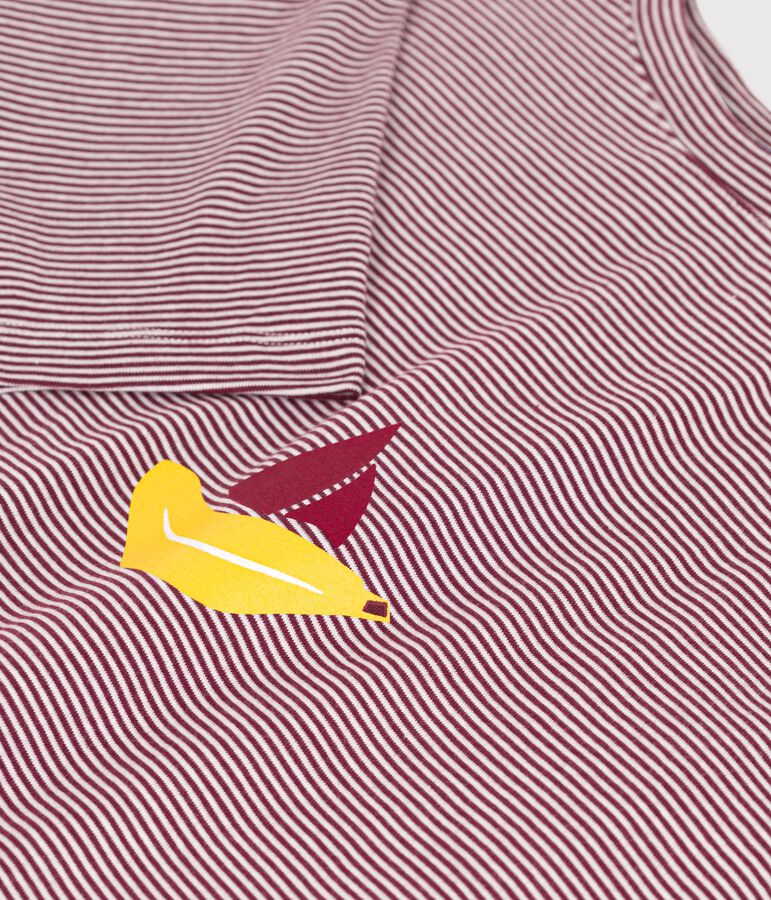 Pyjama Tajinebanane x Petit Bateau rouge/blanc